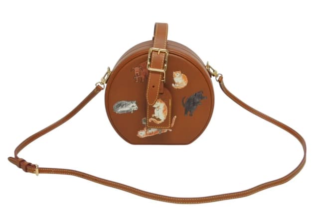 Louis Vuitton Petite Boite Chapeau 2-Way Bag Catgram Gray Coddington in Grey Leather from The Reluxe, photo 1 of 1