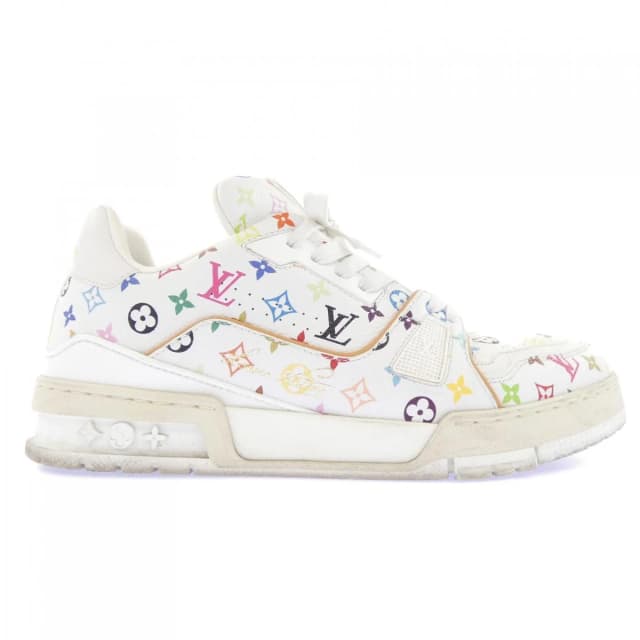 Louis Vuitton Takashi Murakami Trainer Sneakers in Leather from The Reluxe, photo 1 of 1