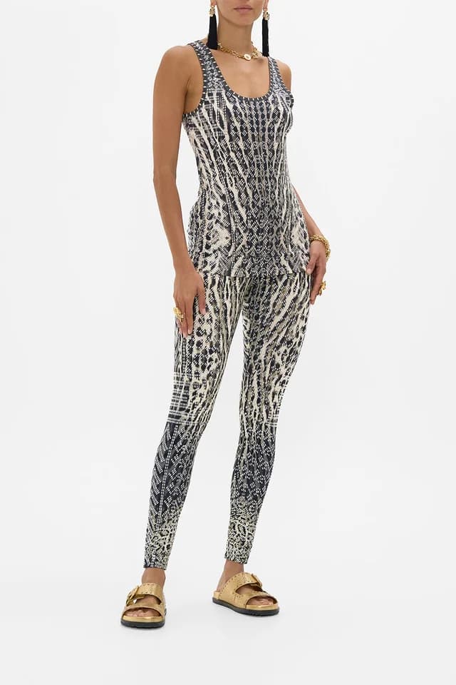 Camilla eBoutique HOTFIX LEGGINGS CAT WORSHIP, image 1 of 1 from CAMILLA