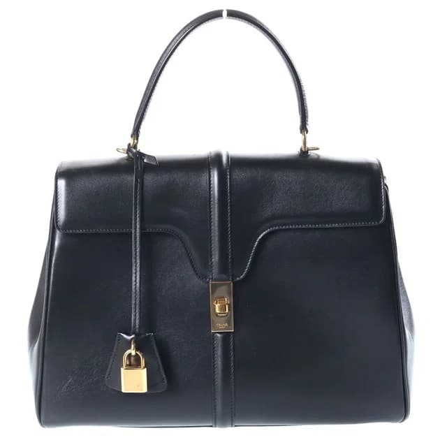 Celine 16 Seize Medium 2-Way Shoulder Bag Black Calfskin in Black Calfskin from The Reluxe, photo 1 of 1
