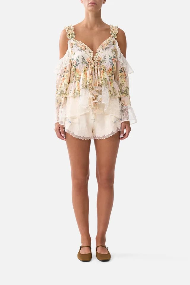 Camilla eBoutique HIGH WAISTED FLARE SHORT TWILIGHT IN ISTANBUL, image 1 of 1 from CAMILLA