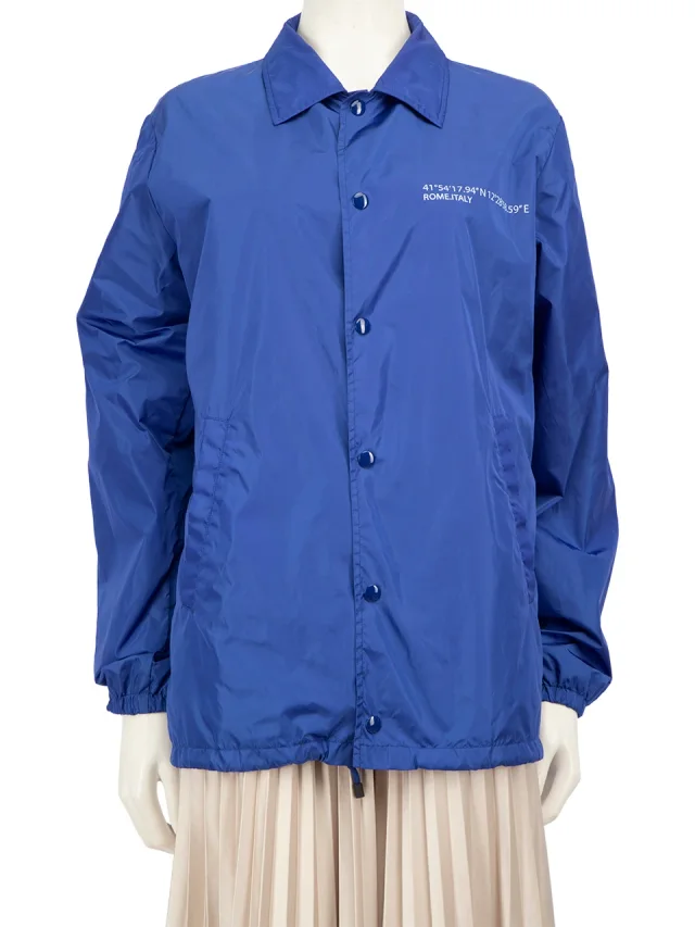 Valentino Garavani Blue Button Up Jacket in Blue from Csd, photo 1 of 1