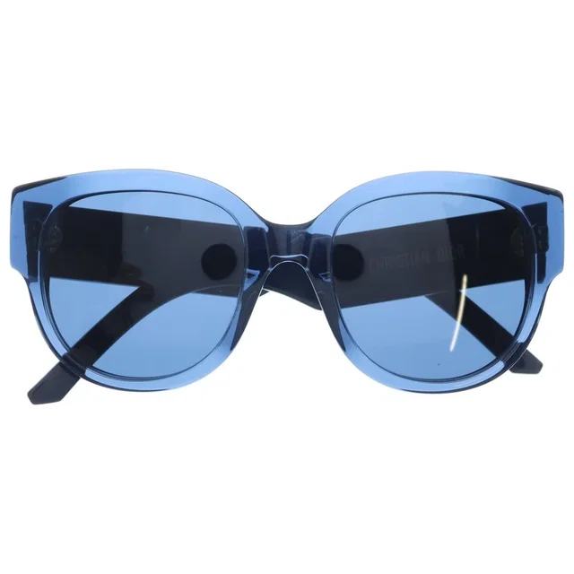 Dior Wildior BU Butterfly Temple Logo Sunglasses Eyewear Navy in Navy from The Reluxe, photo 1 of 1