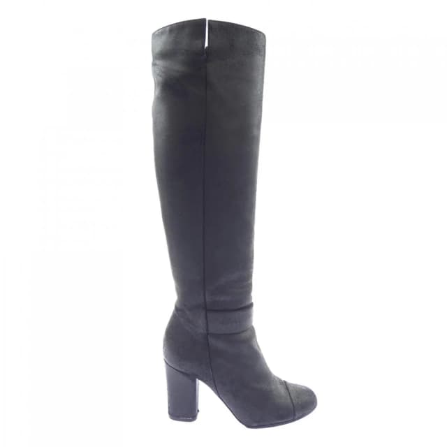 Chanel Long Boots Black in Black from The Reluxe, photo 1 of 1