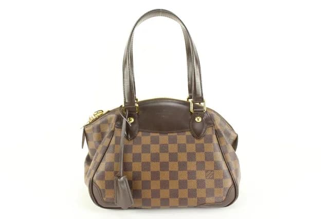 Louis Vuitton Discontinued Damier Ebene Verona PM Bowler Shoulder Bag in Brown Canvas from Bagriculture, photo 1 of 1