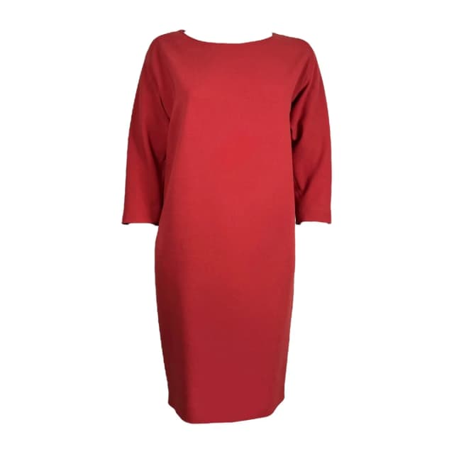 Max Mara Virgin Wool Dress in Red Virgin Wool from Designer Archives, photo 1 of 1