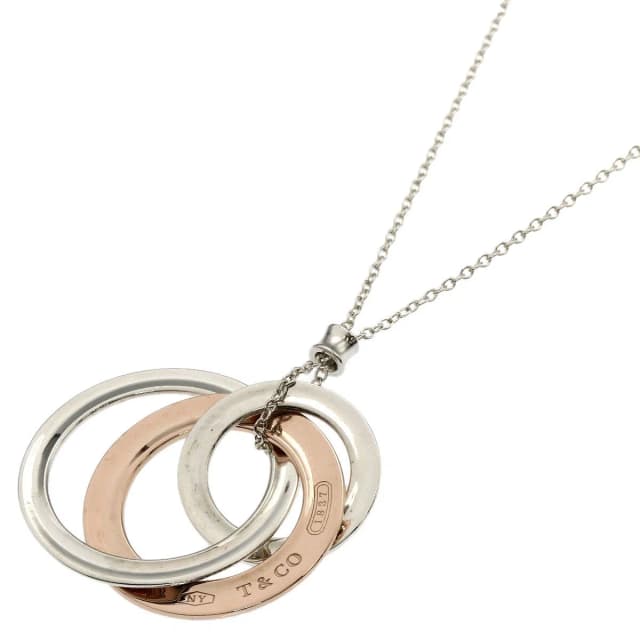Tiffany & Co. Interlocking Necklace Gold Rubedo in Gold from The Reluxe, photo 1 of 1