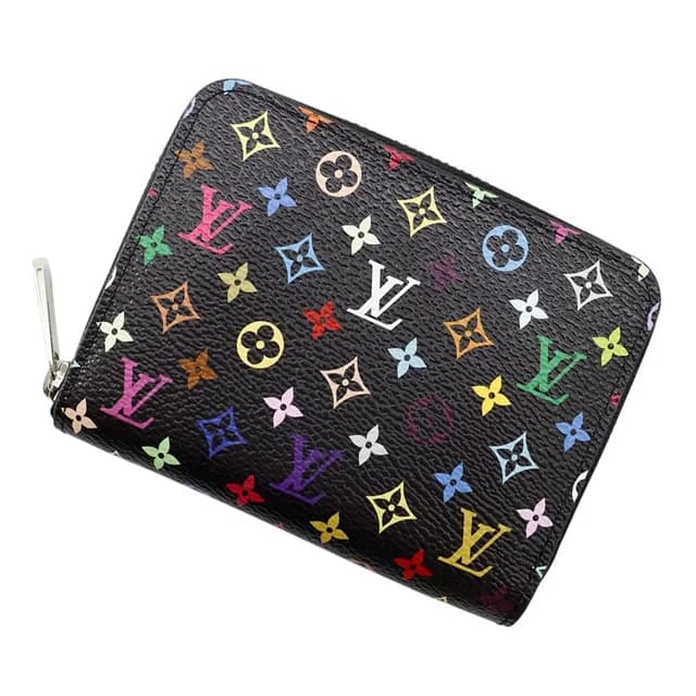 Coin Case Monogram Multicolor LV Takashi Murakami Zippy Purse in Multicolor from The Reluxe, photo 1 of 1
