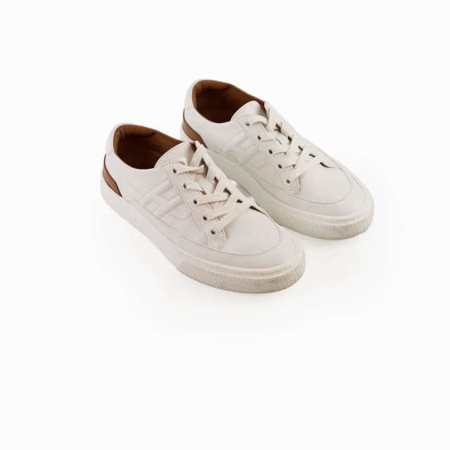 Hermès Deep Sneakers White - Size 36 in White Leather from The Purse Affair, photo 1 of 1