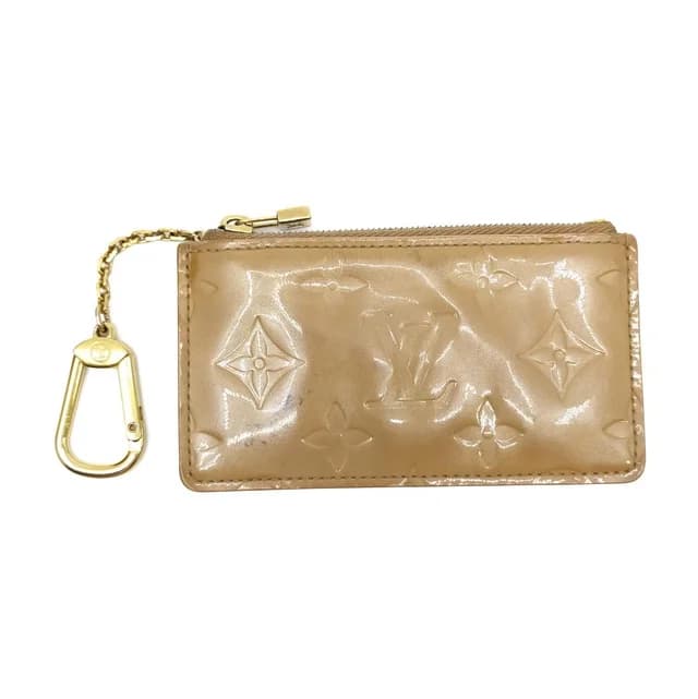 Louis Vuitton Beige Noisette Monogram Vernis Key Pouch Pochette cles in Beige from Bagriculture, photo 1 of 1