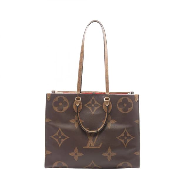 Louis Vuitton Tote Bag On The Go GM Monogram Giant Reverse 2-Way Canvas in Canvas from The Reluxe, photo 1 of 1