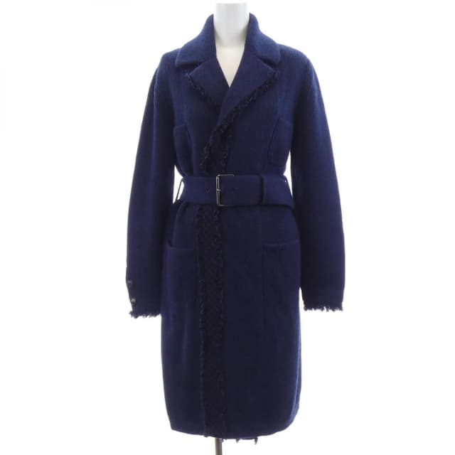 Chanel Coat Navy in Navy Cashmere from The Reluxe, photo 1 of 1