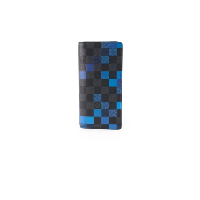 Louis Vuitton Damier Graphite Pixel Brazza Wallet in Grey Canvas from The Purse Affair, photo 1 of 1