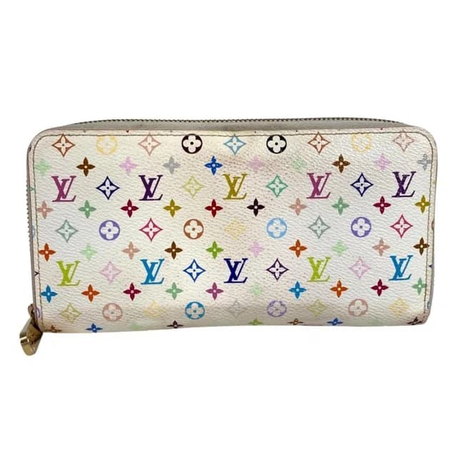 Louis Vuitton Zippy Long Wallet Monogram Multicolor Canvas White in White Canvas from The Reluxe, photo 1 of 1