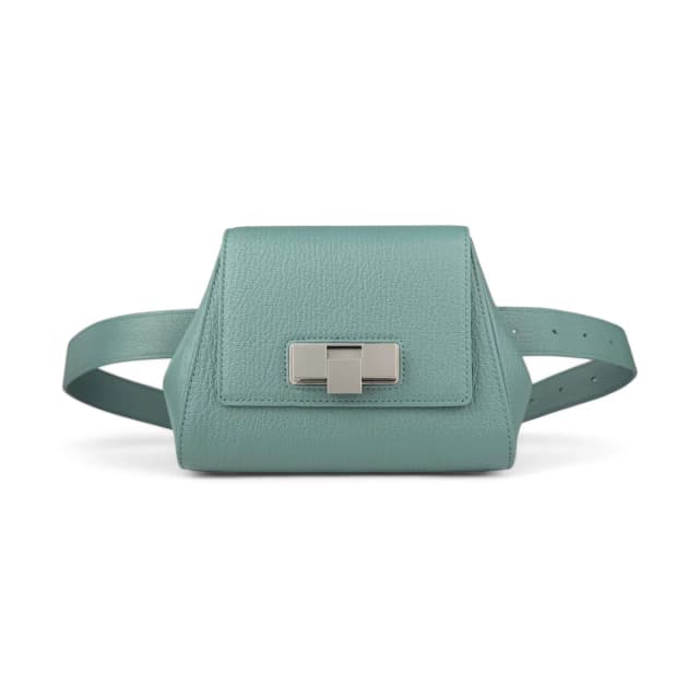 Bottega Veneta 2022 Storm Grained Leather Geometric Belt Bag in Leather from Designer Archives, photo 1 of 1
