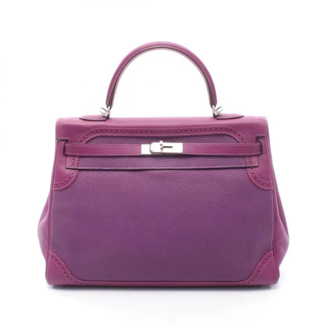 Hermès Handbag Kelly 35 Ghillies Retourne 2-Way Anemone Calfskin in Calfskin from The Reluxe, photo 1 of 1
