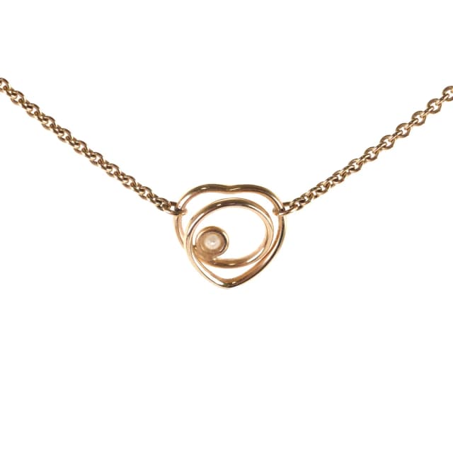 Hermès Collier TPM Vertige Coeur ST Very Small Model Necklace from The Purse Affair, photo 1 of 1