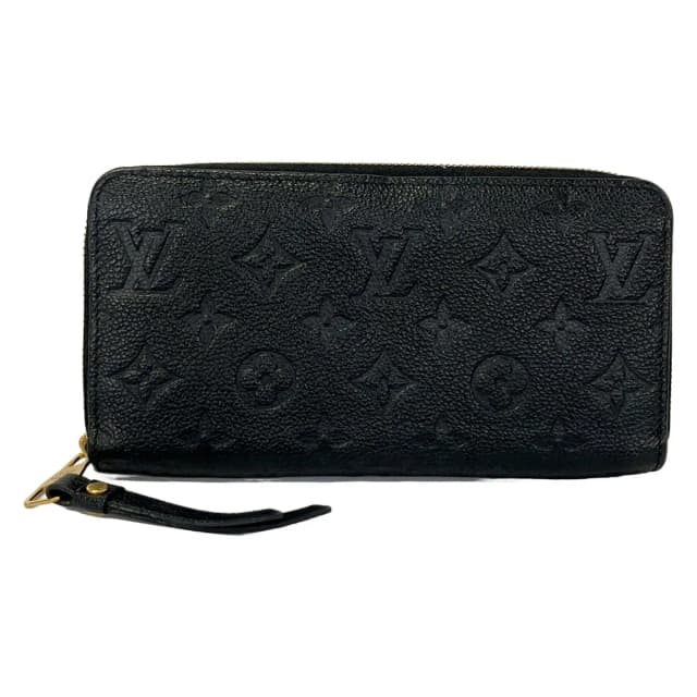 Louis Vuitton Wallet Monogram Empreinte Zippy Noir Leather in Black Leather from The Reluxe, photo 1 of 1