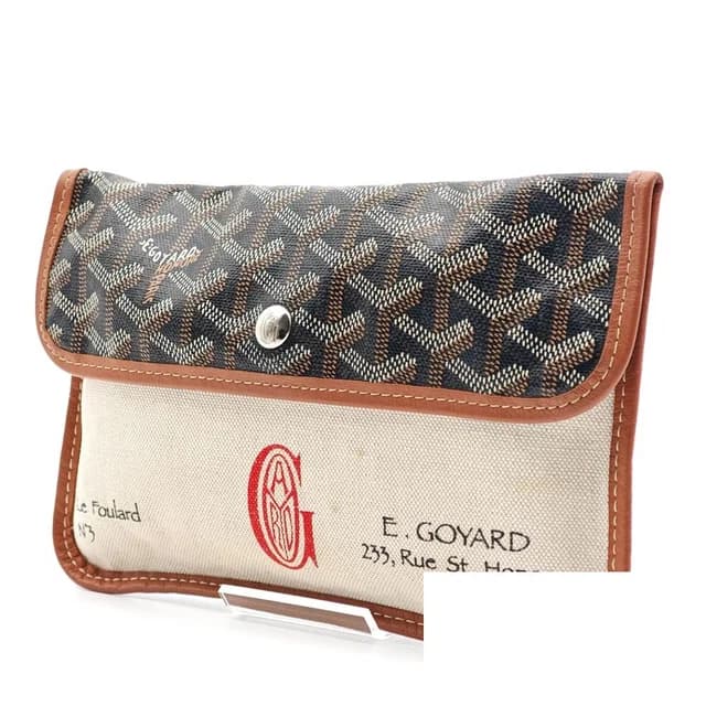 Goyard Canvas Clutch in Canvas from The Reluxe, photo 1 of 1