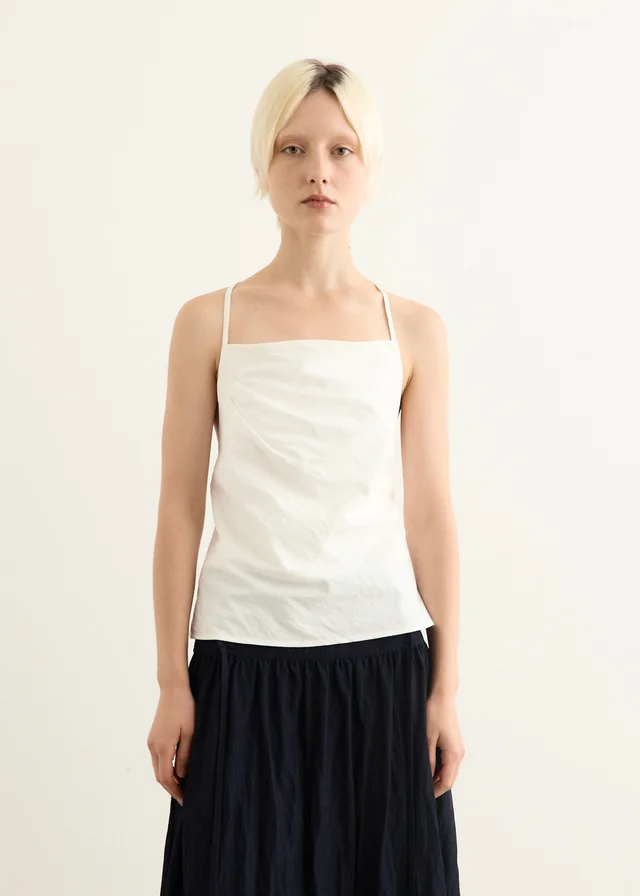 Incu Collection Unwind Camisole Top in MILK, image 1 of 1 from Incu
