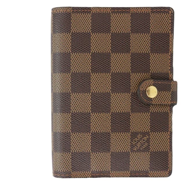 Louis Vuitton Agenda Damier Ebene Planner Cover Brown in Brown Canvas from Dallas Designer Handbags, photo 1 of 1