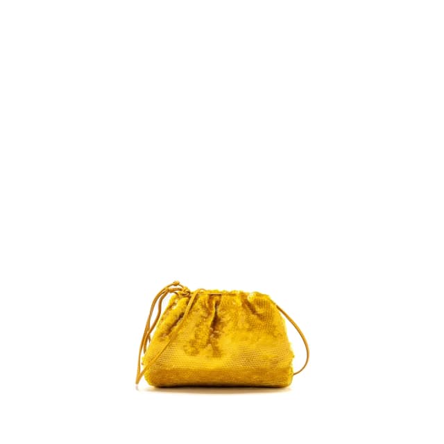 Bottega Veneta Mini Pouch Sequin Gold GHW in Gold from EMIER, photo 1 of 1