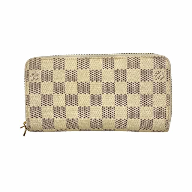 Louis Vuitton Wallet Damier Azur Zippy White in White from The Reluxe, photo 1 of 1