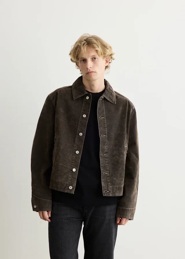 Jacquemus La Veste De-Nimes Mirada in KHAKI 560, image 1 of 1 from Incu