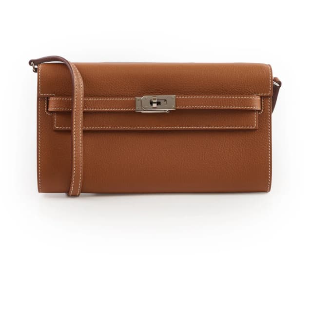 Hermès Kelly to Go Wallet Gold K Stamp in Gold from The Purse Affair, photo 1 of 1
