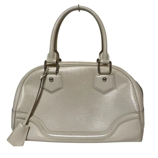Louis Vuitton Bowling Montaigne PM Handbag Yvoir Ivory in White from The Reluxe, photo 1 of 1