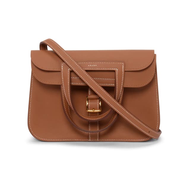 Hermès Swift Mini Halzan 22 in Gold Swift leather from Blue Spinach, photo 1 of 1