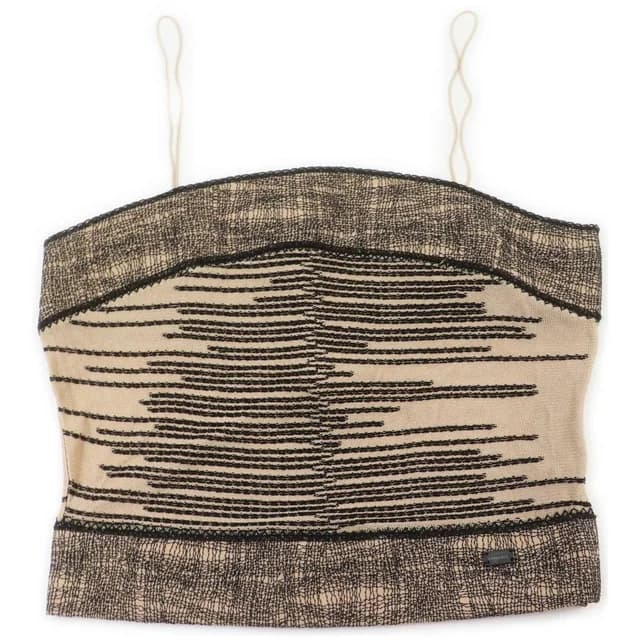 Chanel Medium P21211W03148 Beige Camisole Tank Top Blouse Shirt in Beige from Bagriculture, photo 1 of 1