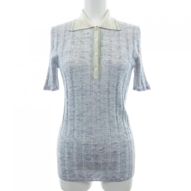 Prada Cashmere Silk Polo Sweater Shirt in Silk from The Reluxe, photo 1 of 1