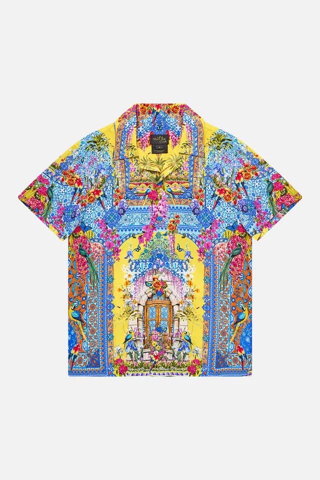 Camilla eBoutique BOYS SHORT SLEEVE CAMP COLLARED SHIRT SULTANAHMET SUMMER, image 1 of 1 from CAMILLA
