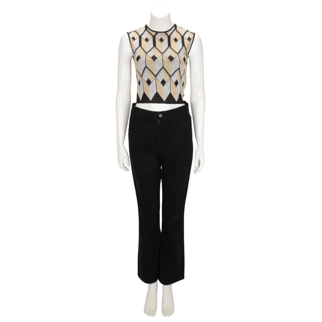 Celine Soft Denim Dylan Flared Jeans 28 in Black Denim from Blue Spinach, photo 1 of 1