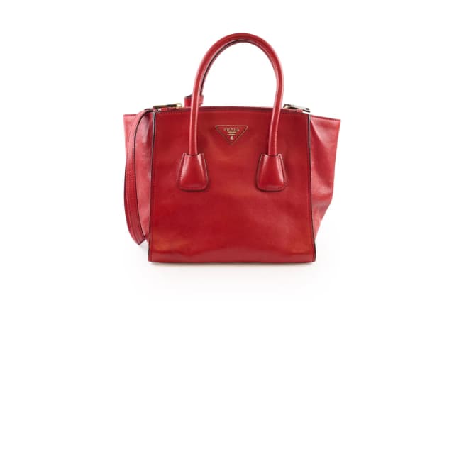 Prada Tote Red in Red Leather from The Purse Affair, photo 1 of 1