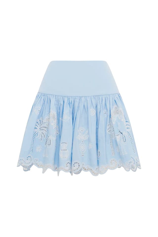 2504 - RESORT 26 MAIZY EMBROIDERED SKIRT, image 1 of 1 from Alemais