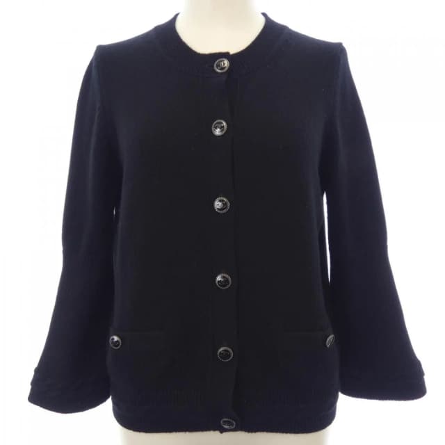Chanel Cardigan Black in Black Cashmere from The Reluxe, photo 1 of 1
