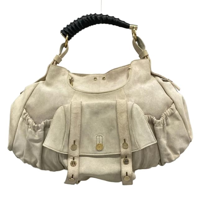 Saint Laurent Rive Gauche Handbag Mombasa Ivory Leather in White Leather from The Reluxe, photo 1 of 1