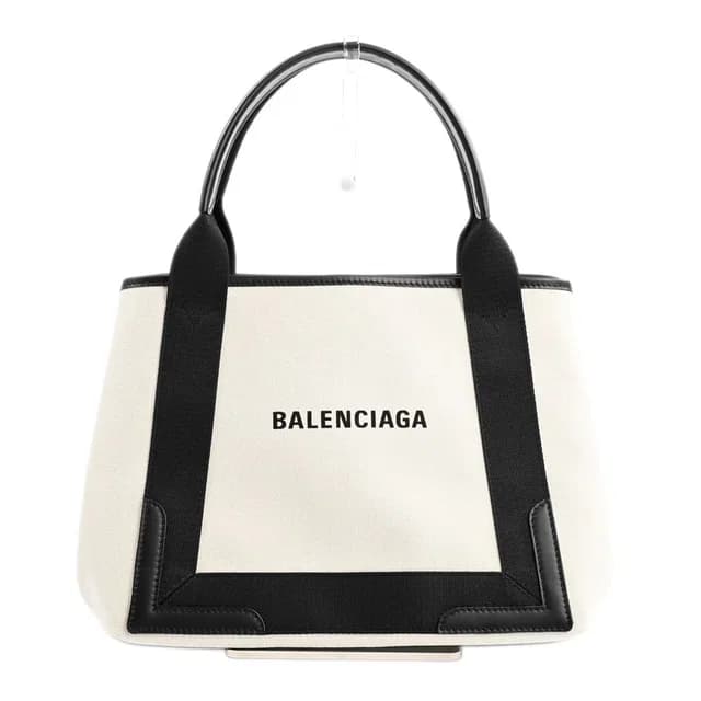 Balenciaga Tote Bag Navy Cabas in Navy Canvas from The Reluxe, photo 1 of 1
