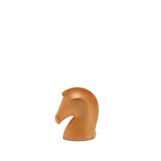 Hermès Samarcande Paperweight Solid Natural Mahogany/Smooth Taurillon Leather Naturel in Beige Leather from EMIER, photo 1 of 1