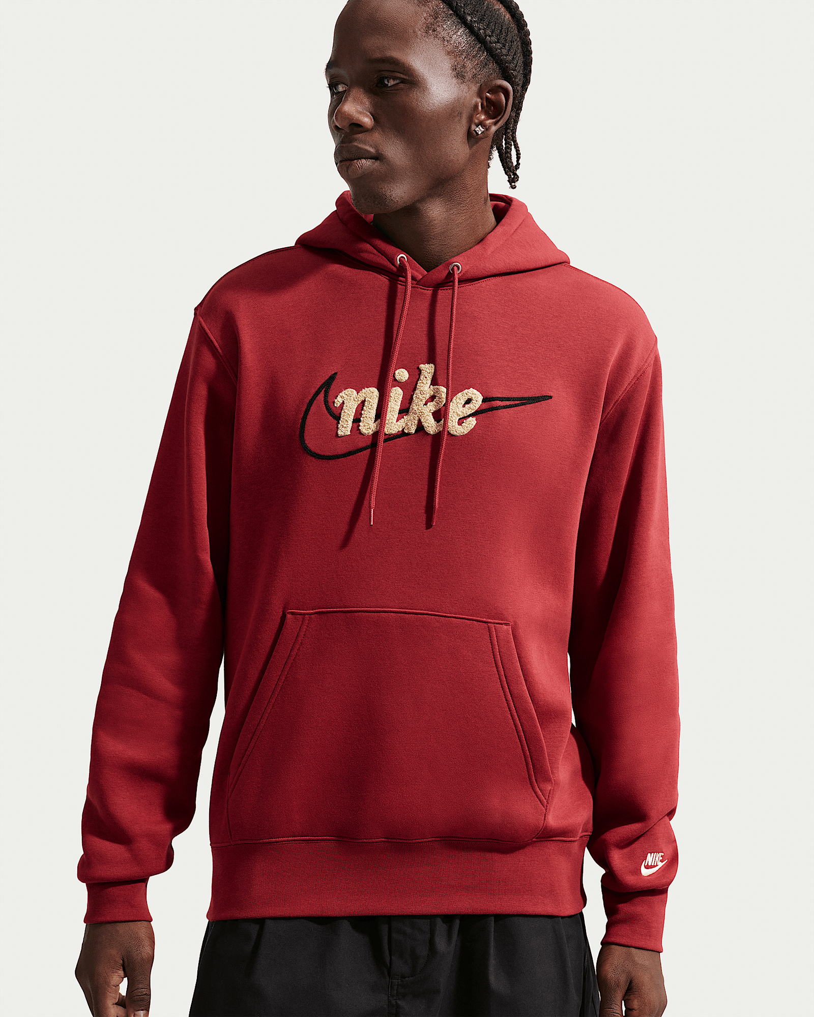 Nike Sportswear Club in Team Crimson/Team Crimson/Light Khaki, image 1 of 1 from Nike