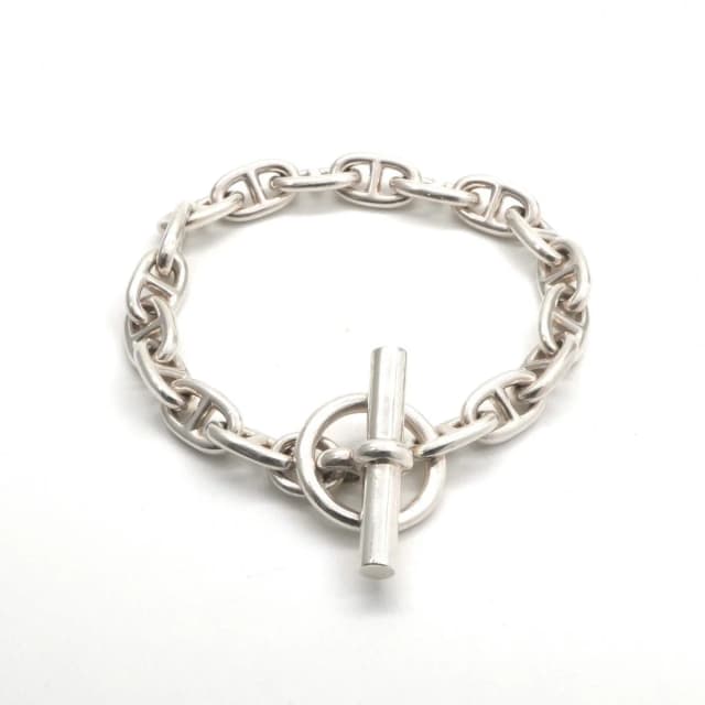 Hermès Chaine D'ancre Bracelet Bangle Cuff 925 Sterling Silver in Silver from The Reluxe, photo 1 of 1