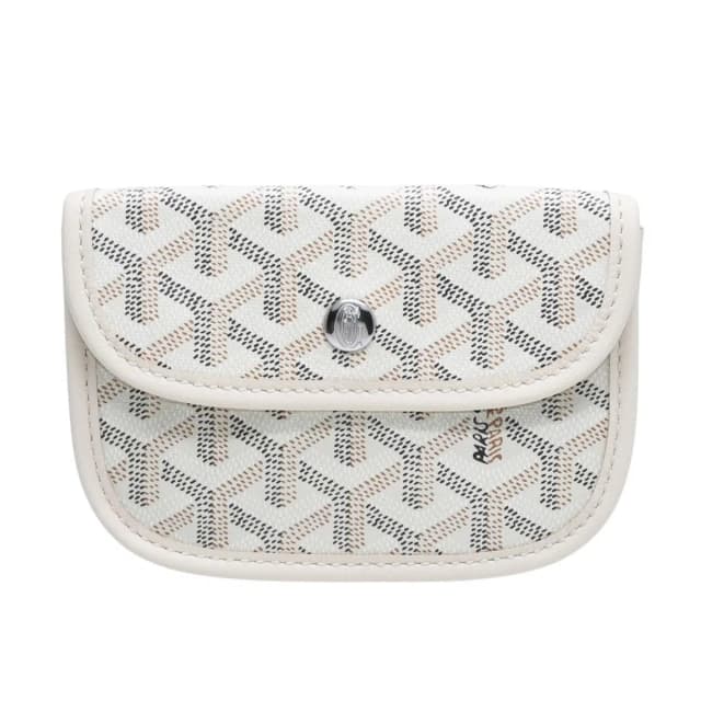 Goyard Anjou Handbag Pouch Ivory White Din Canvas in White Canvas from The Reluxe, photo 1 of 1