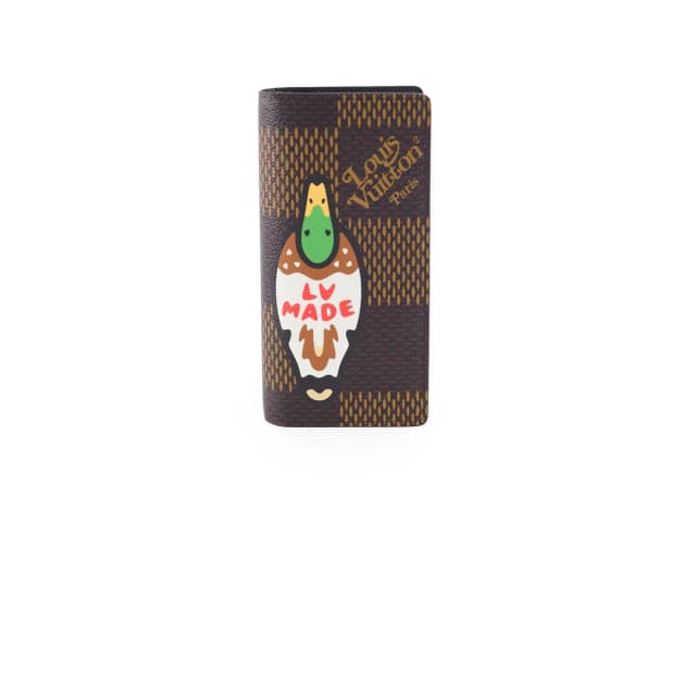 Louis Vuitton Nigo Brazza Wallet Giant Damier Ebene in Brown Canvas from The Purse Affair, photo 1 of 1