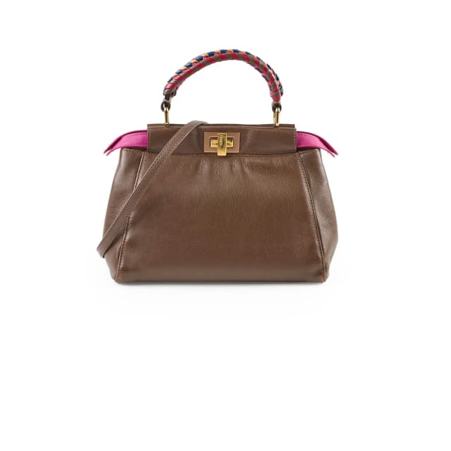 Fendi Peekaboo Mini Brown in Brown Nappa leather from The Purse Affair, photo 1 of 1