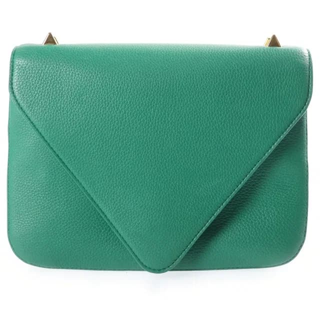 Bottega Veneta Mount 2-Way Shoulder Bag Chain Green Leather Gold in Green Leather from The Reluxe, photo 1 of 1
