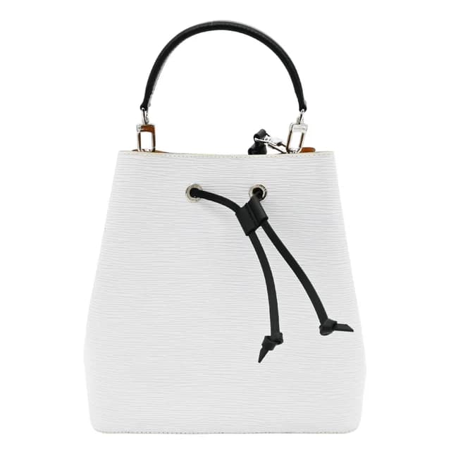 Louis Vuitton White Epi Néonoé MM Bucket Bag in White Leather from Clotheshorse Anonymous, photo 1 of 1