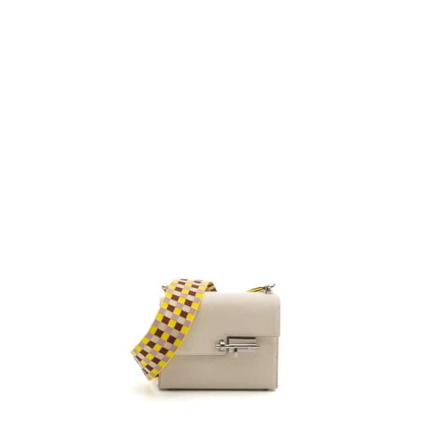 Hermès Mini Verrou chevre mysore nata / multicolor strap SHW stamp U in Multicolor Goatskin from EMIER, photo 1 of 1