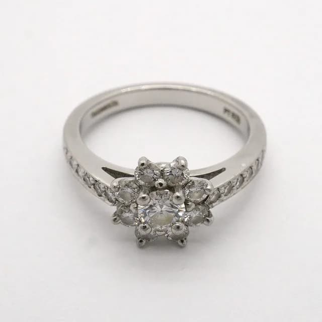 Tiffany & Co. Ring Flora Platinum Diamond from The Reluxe, photo 1 of 1